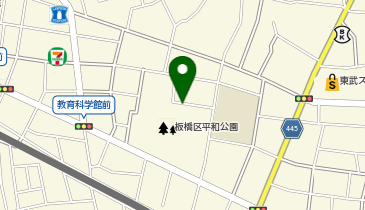 カフェ・ド・クリエ 板橋区立中央図書館店の地図画像