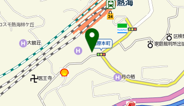 熱海ミルチーズの地図画像