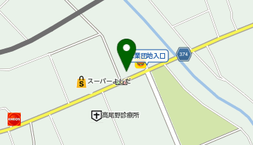 麺処はし 高尾野店の地図画像