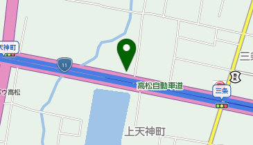 韓丼 高松上天神店の地図画像