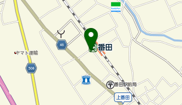 喫茶アンフィニの地図画像