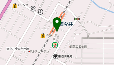 サフランインディアンレストラン&バーの地図画像