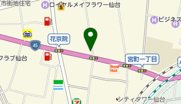 ラーメン堂 仙台っ子 (花京院店)の地図画像