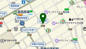 黒毛和牛めし本家うち田の地図画像