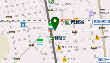 からやま 南越谷店の地図画像