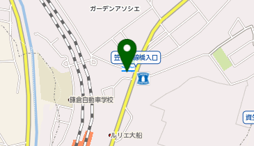 AAKASH INDIAN RESTURANT アカス大船店の地図画像