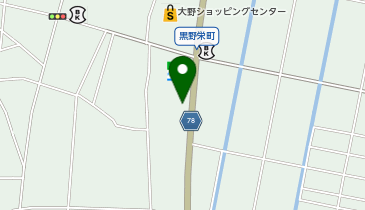 とんかつ みなみ川 大野店の地図画像