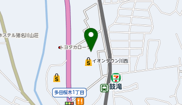 讃岐うどん むらさき イオンタウン川西店の地図画像