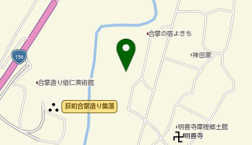 花水木白川の地図画像