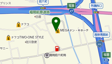 ピザ フル MEGAドン・キホーテ福岡福重店の地図画像