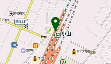 とんかつ新宿さぼてん 小山駅店の地図画像