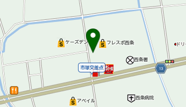 こがね製麺所 フレスポ西条店の地図画像