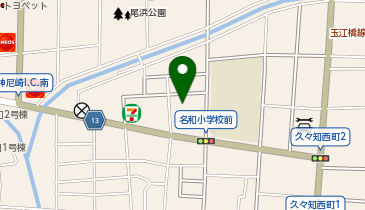 雅屋 名神尾浜店の地図画像