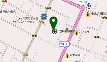 プロヴァンスカフェ 済生館店の地図画像