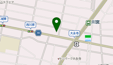 インドネパールレストラン ダルサンの地図画像