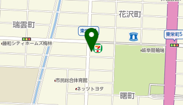 バーガースタンド サンデイズの地図画像
