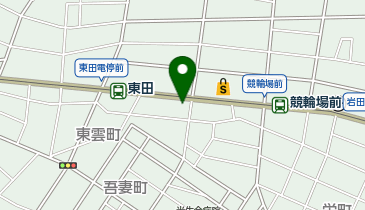 コーヒーショップ亜鳥絵の地図画像