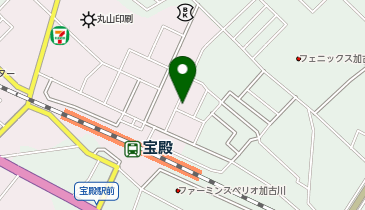 ブックカフェ 本の香りの地図画像