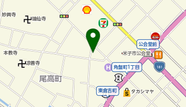 東京田園調布 うなぎ圓 米子本店の地図画像