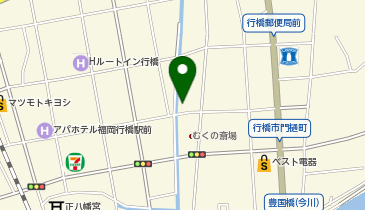 青い林檎行橋店の地図画像