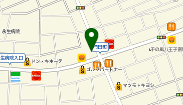 SPALA めじろ台店の地図画像