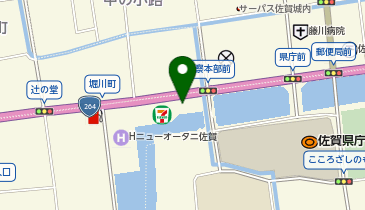 こふく亭の地図画像