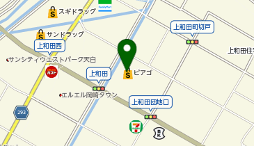 ベルナール ピアゴ上和田店の地図画像