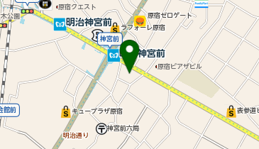 表参道茶屋の地図画像