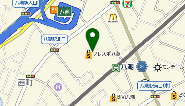 和ぱすた ぽぽらまーま フレスポ八潮店の地図画像