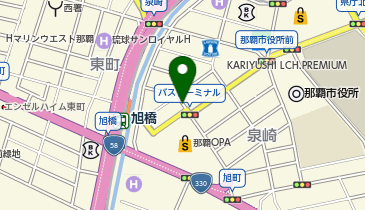 Mr.Wu 台湾屋台丸 タンパオ那覇店の地図画像