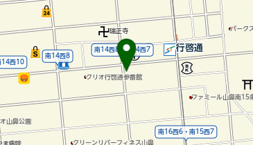 焼鳥シシマル 行啓通店の地図画像