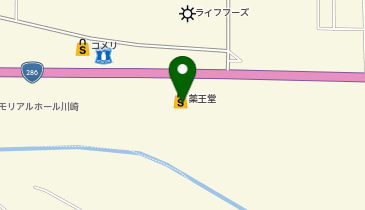 うえの屋の地図画像