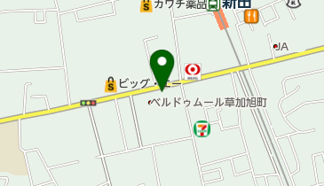 咲々餃子の地図画像