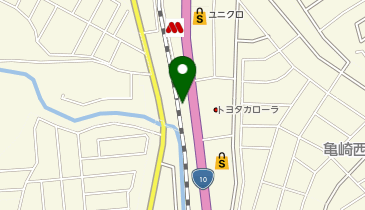 ひむか食堂の地図画像