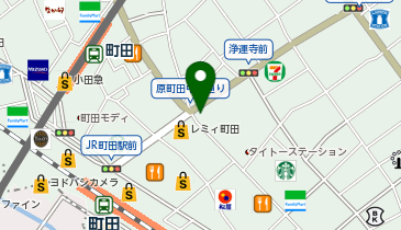 月島もんじゃ もへじ 町田の地図画像