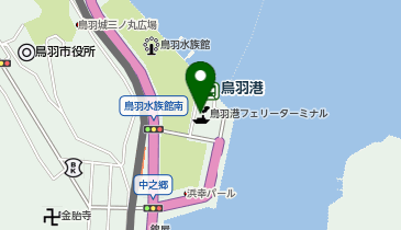 喫茶 潮騒の地図画像