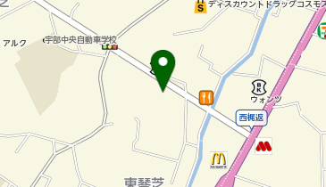 スターバックスコーヒー宇部琴芝店の地図画像