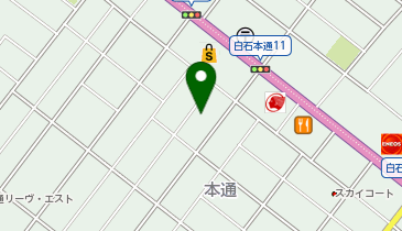 バーミヤン 札幌白石本通店の地図画像