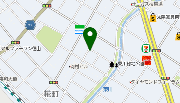 Bar 螢の地図画像