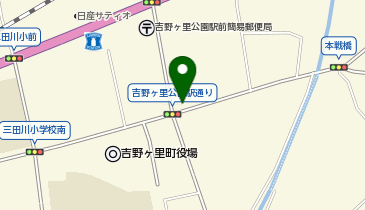大庭日本料理の地図画像