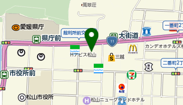 鉄板焼石鎚の地図画像