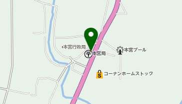 鹿六 本宮店の地図画像