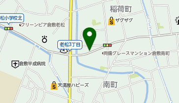 倉敷酒場 ひらまつの地図画像