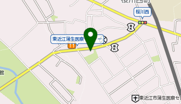 CO-GAMO CAFEの地図画像