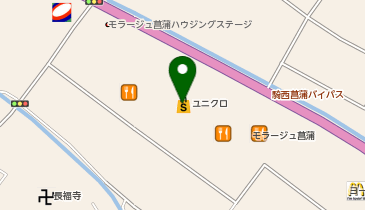 100時間カレーEXPRESS モラージュ菖蒲店の地図画像