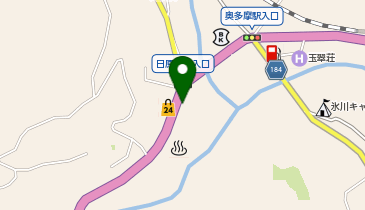 山荘 鉢の木の地図画像