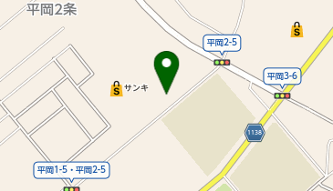 正直家 イオンタウン平岡店の地図画像