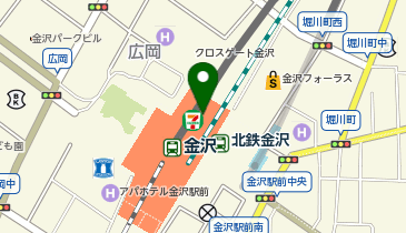 金沢かつぞう 金沢駅あんと店の地図画像