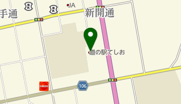 道の駅 てしお レストランの地図画像