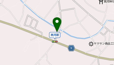 食堂 かわひがしの地図画像